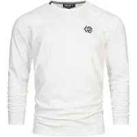 INDICODE JEANS T-Shirt 'Trense ' bleu / blanc cassé