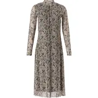 Comma casual identity Robe beige chiné / noir