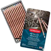 Derwent Metallic Crayons de couleurs Ensemble de 12