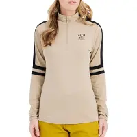 Protest Prue Half Zip Long Sleeve T-shirt Beige XL Femme