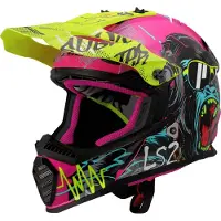LS2 MX437 Fast Evo II Mini Gorilla Casque de motocross pour enfants