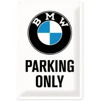 BMW Plaque en métal "Motorräder" ONLY*, l X H : 20 X 30 CM