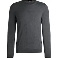 BOSS Pull-over 'Leno' gris chiné