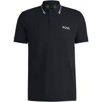 BOSS Polo Regular Paddy Actif en piqué stretch à séchage rapide
