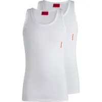 HUGO Maillot de corps rose / blanc