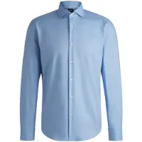BOSS Chemise 'Joe' bleu ciel / blanc