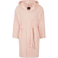 BOSS Peignoir en coton à longues fibres avec revers à logo
