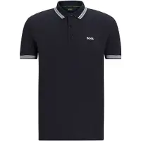 BOSS Polo Paddy en piqué de coton
