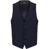 BOSS Gilet Slim en mohair stretch