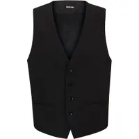 BOSS Gilet Slim en mohair stretch