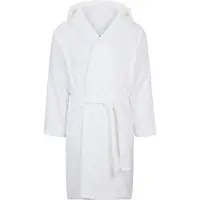 BOSS Peignoir en coton à longues fibres avec revers à logo