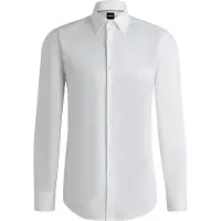 BOSS Chemise 'Hank' blanc cassé