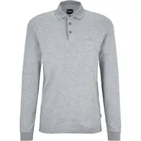 BOSS Pado 30 10241542 Long Sleeve Polo Gris XL Homme