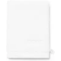 BOSS Gant de toilette en coton blanc avec logo brodé