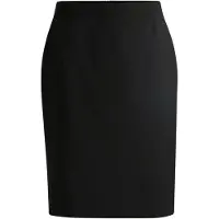 BOSS Jupe crayon Slim en laine vierge italienne
