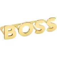BOSS Bague teinte or clair avec lettres logo à porter sur les articulations