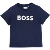 BOSS T-shirt en coton à logo imprimé pour enfant