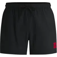 HUGO Shorts de bain 'DOMINICA' rouge / noir