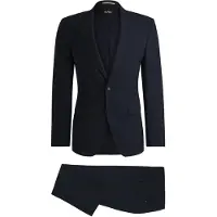 BOSS Costume Slim deux pièces en laine stretch