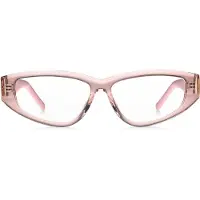 HUGO Monture optique en acétate rose avec monogramme en relief