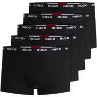 HUGO Lot de cinq boxers courts