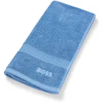 BOSS Serviette de toilette en coton avec logo brodé