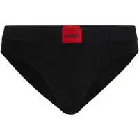 HUGO Slip en coton stretch avec étiquette logotée rouge