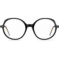 BOSS Monture optique en acétate noir avec détails dorés