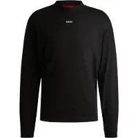 HUGO T-Shirt 'Dapaso' noir / blanc