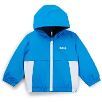 BOSS Coupe-vent color block pour enfant, avec imprimé monogramme magique