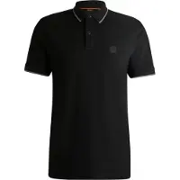 BOSS T-Shirt 'Passertip' gris clair / noir