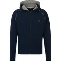 BOSS Veste de survêtement 'Mix&Match' marine / gris