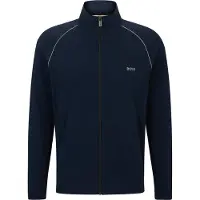 BOSS Veste de survêtement 'Mix&Match' bleu foncé / blanc