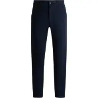 BOSS Pantalon chino bleu foncé