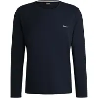 BOSS T-Shirt 'Mix&Match' bleu foncé / blanc cassé