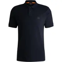 HUGO BOSS Polo Slim en coton stretch à patch logo