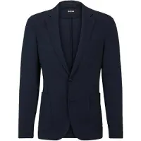 BOSS Veste Slim Fit en seersucker stretch performance