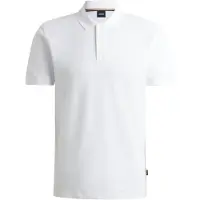 BOSS Polo Regular Fit en piqué de coton