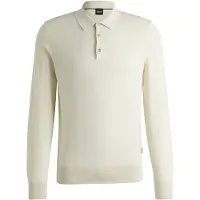 HUGO BOSS Gemello Long Sleeve Polo Beige,Blanc 2XL Homme