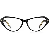 BOSS Monture optique en acétate noir avec détails dorés