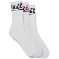 HUGO Lot de trois paires de chaussettes à logo