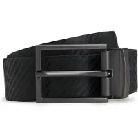 BOSS Ceinture réversible en cuir italien avec passant logoté