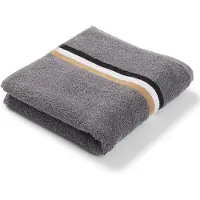 BOSS Serviette de toilette en coton à rayures emblématiques