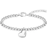 BOSS Bracelet 'HONEY HEART BEADS' argent