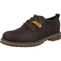 Dockers Chaussure à lacets brun foncé / jaune