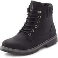 LASCANA Bottines à lacets noir