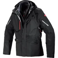 Spidi Veste textile pour moto Mission-T H2Out Step-InArmor, noir, S