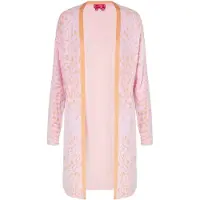 Swirly Cardigan orange / rose pastel