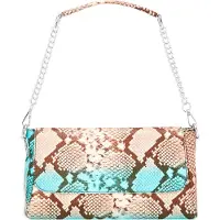 NAEMI Sac bandoulière aqua / rouille