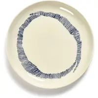 Serax Feast Assiette S White Stripes Blue